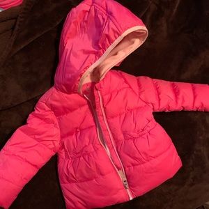 NWOT pink puffer coat 🧥